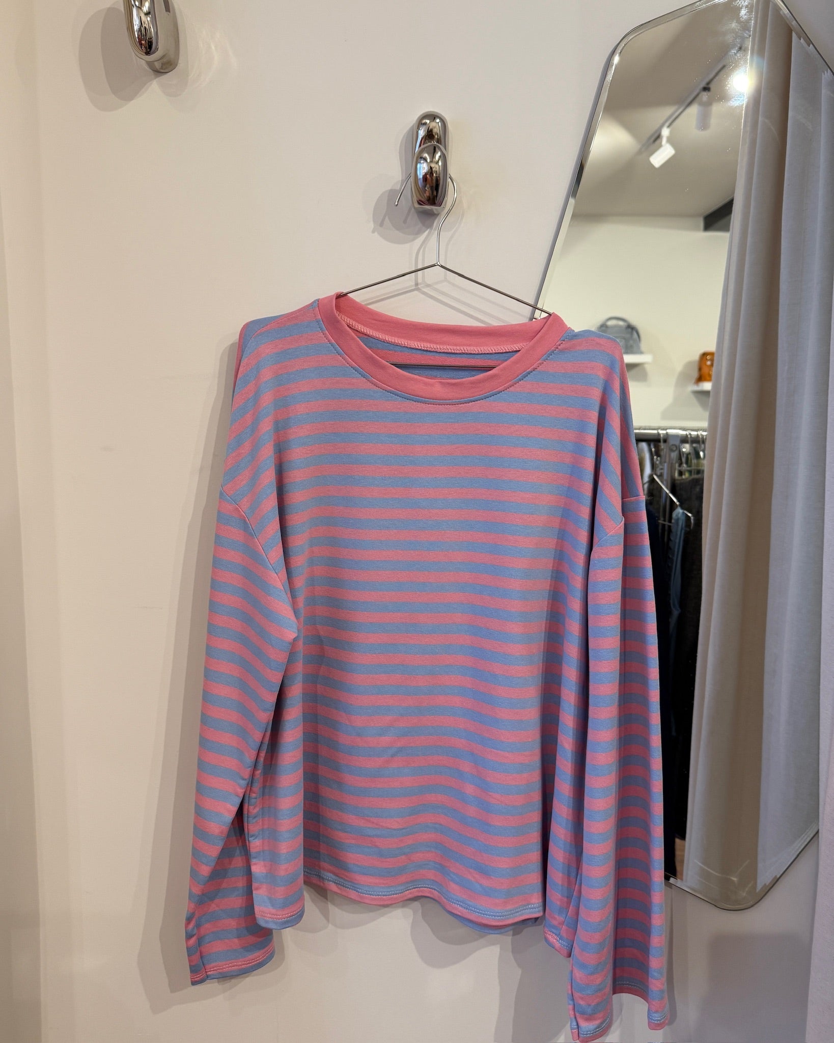 Logan longsleeve pink/blue