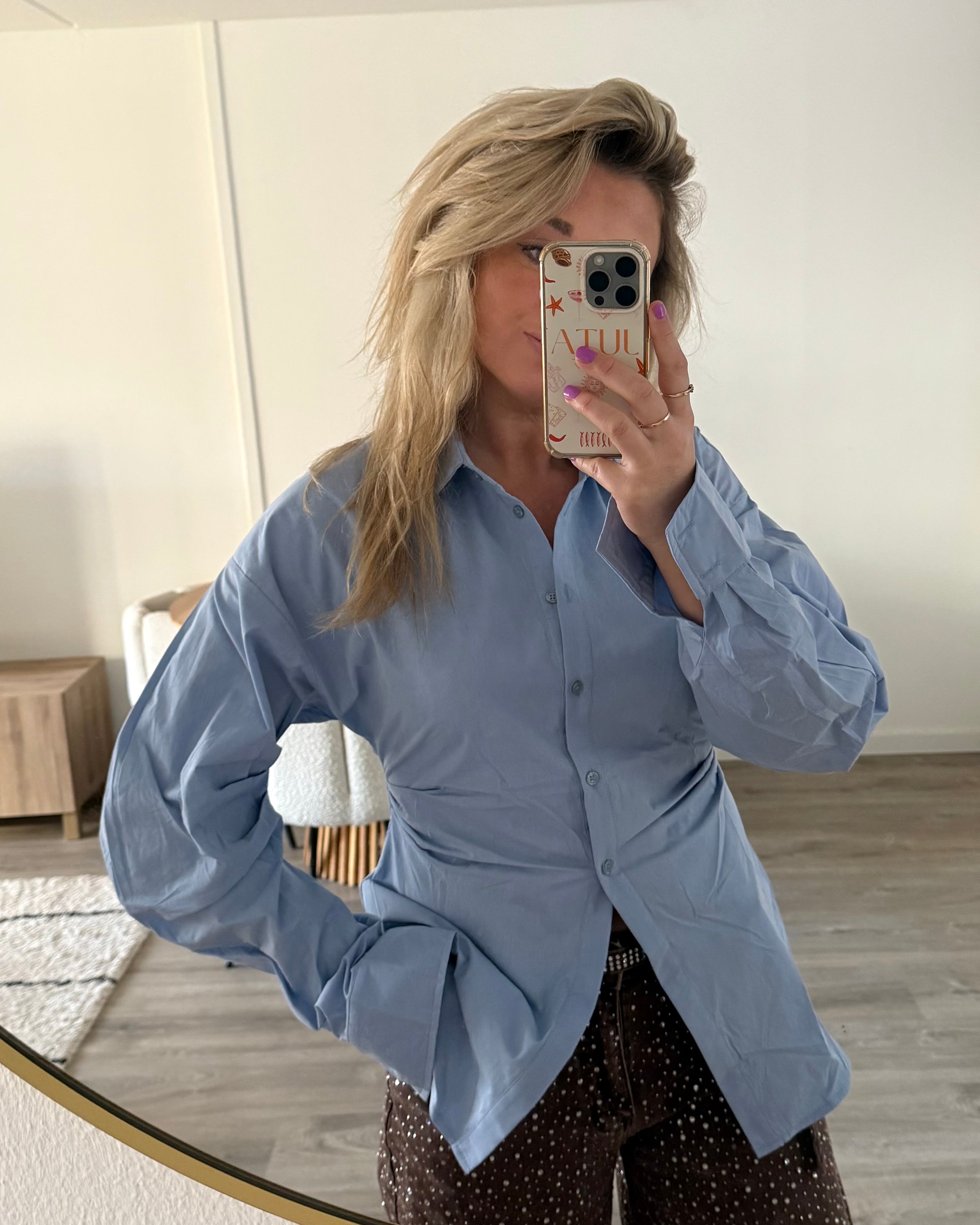 Emily blouse blue