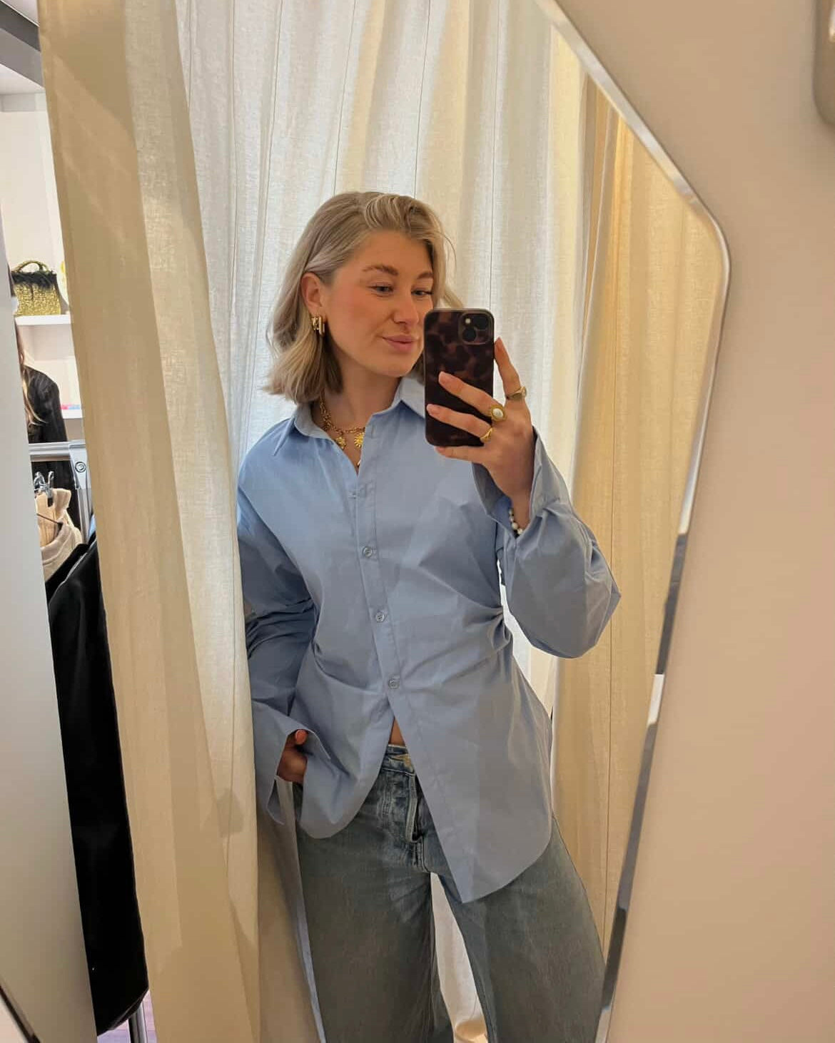 Emily blouse blue