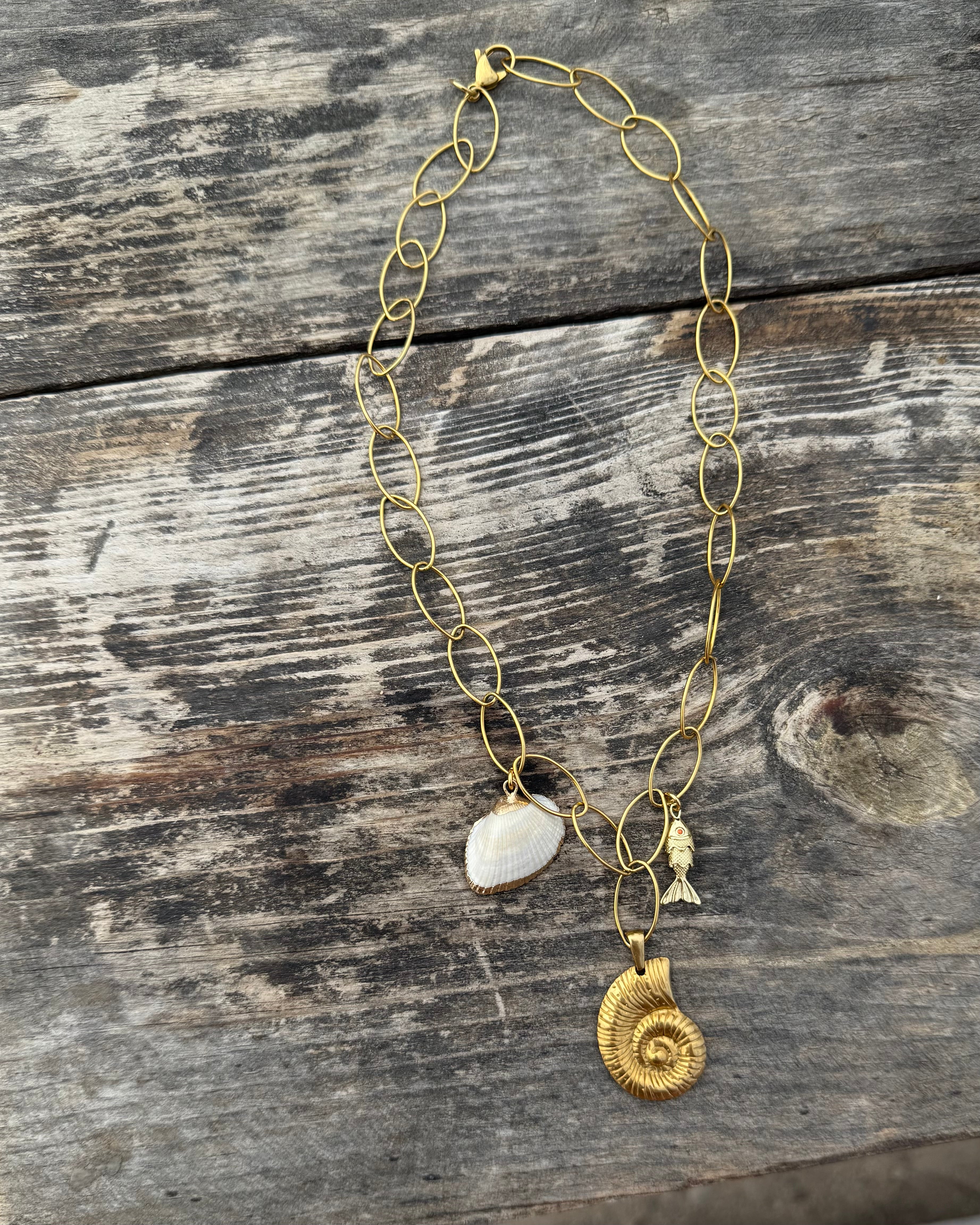 Indigo necklace
