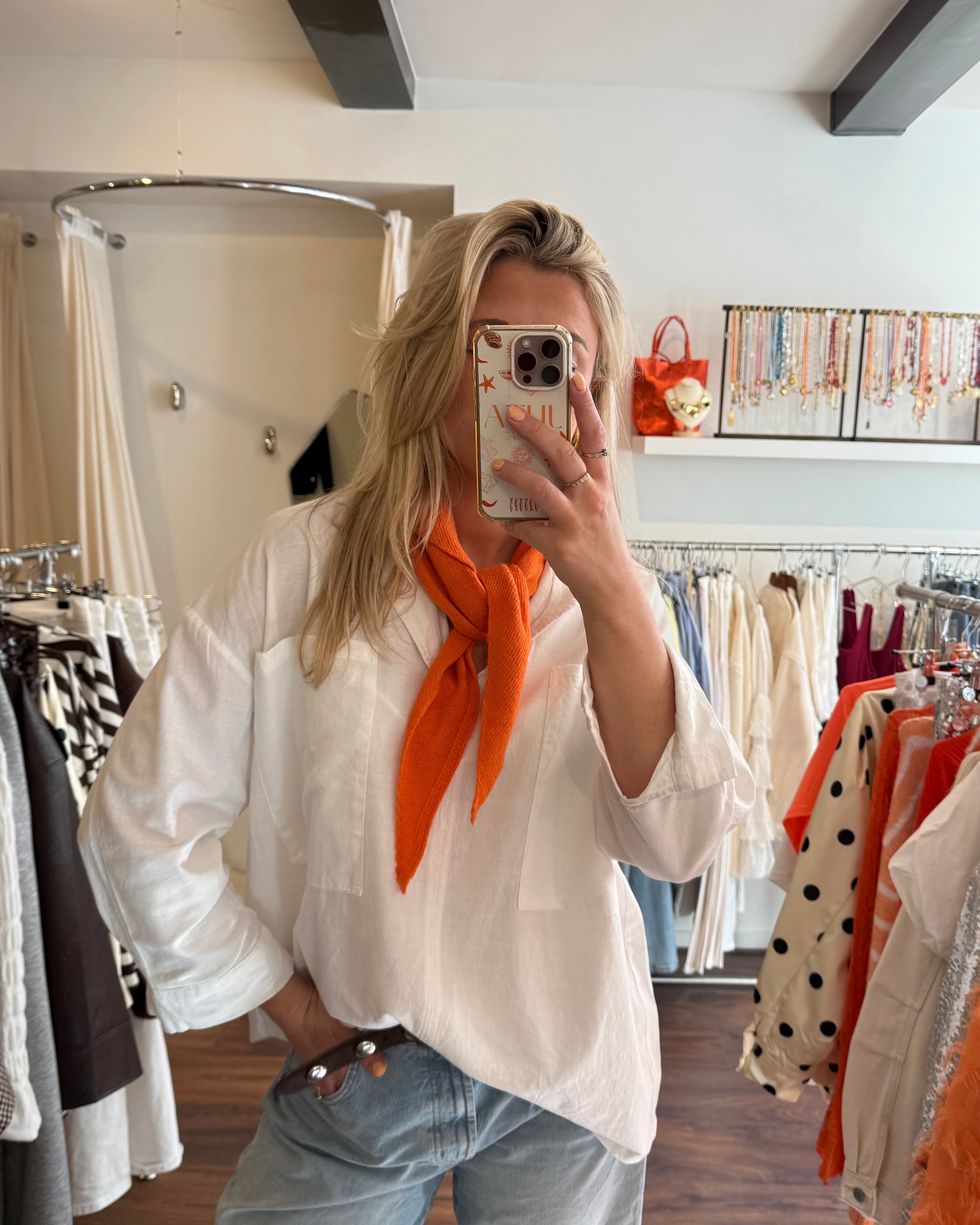 Willy scarf orange