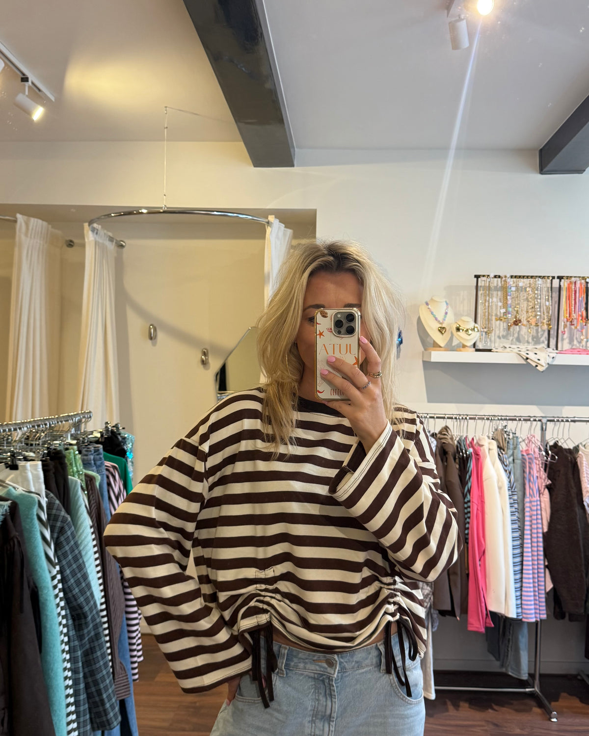 Rosie longsleeve brown