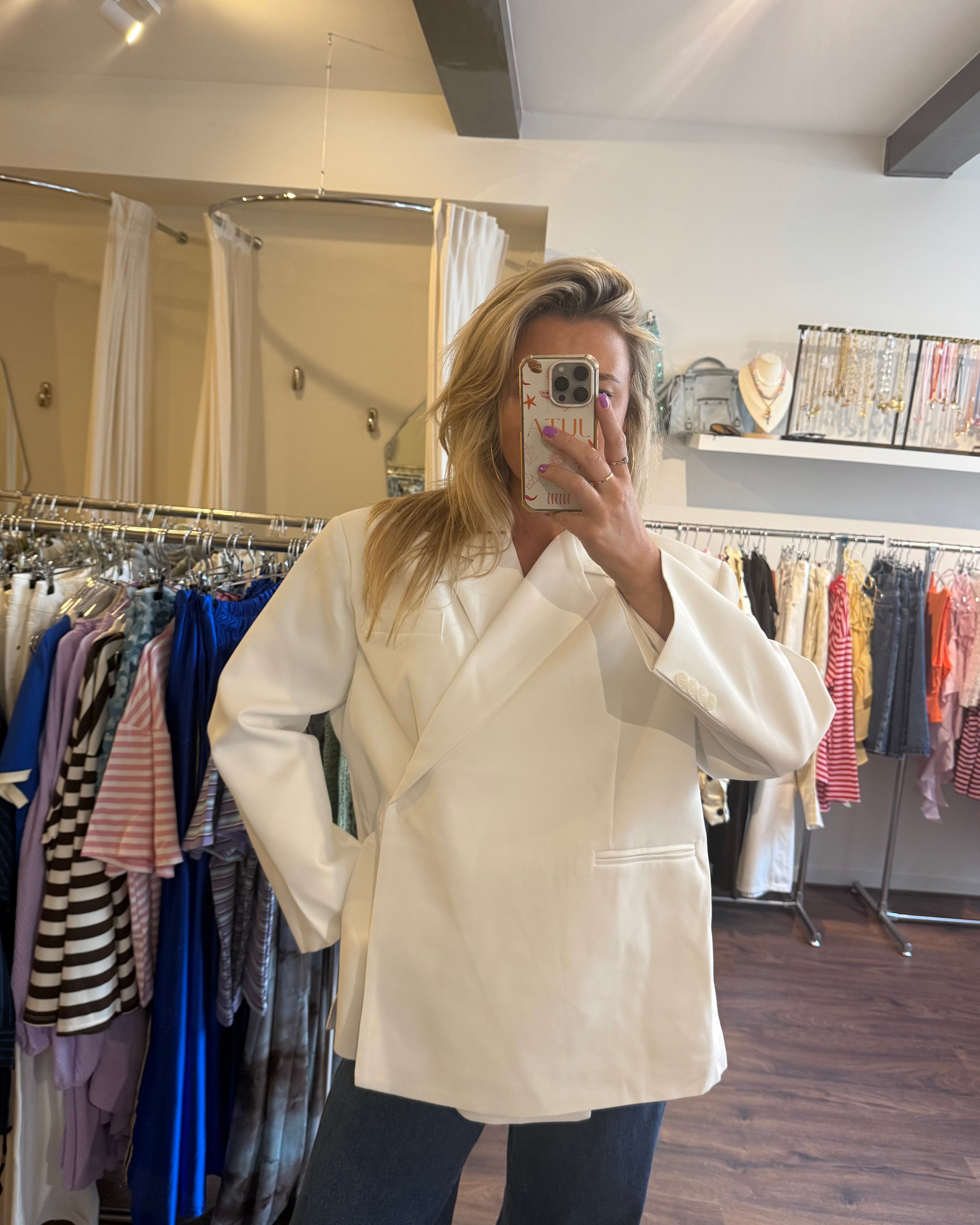 Bobby blazer white