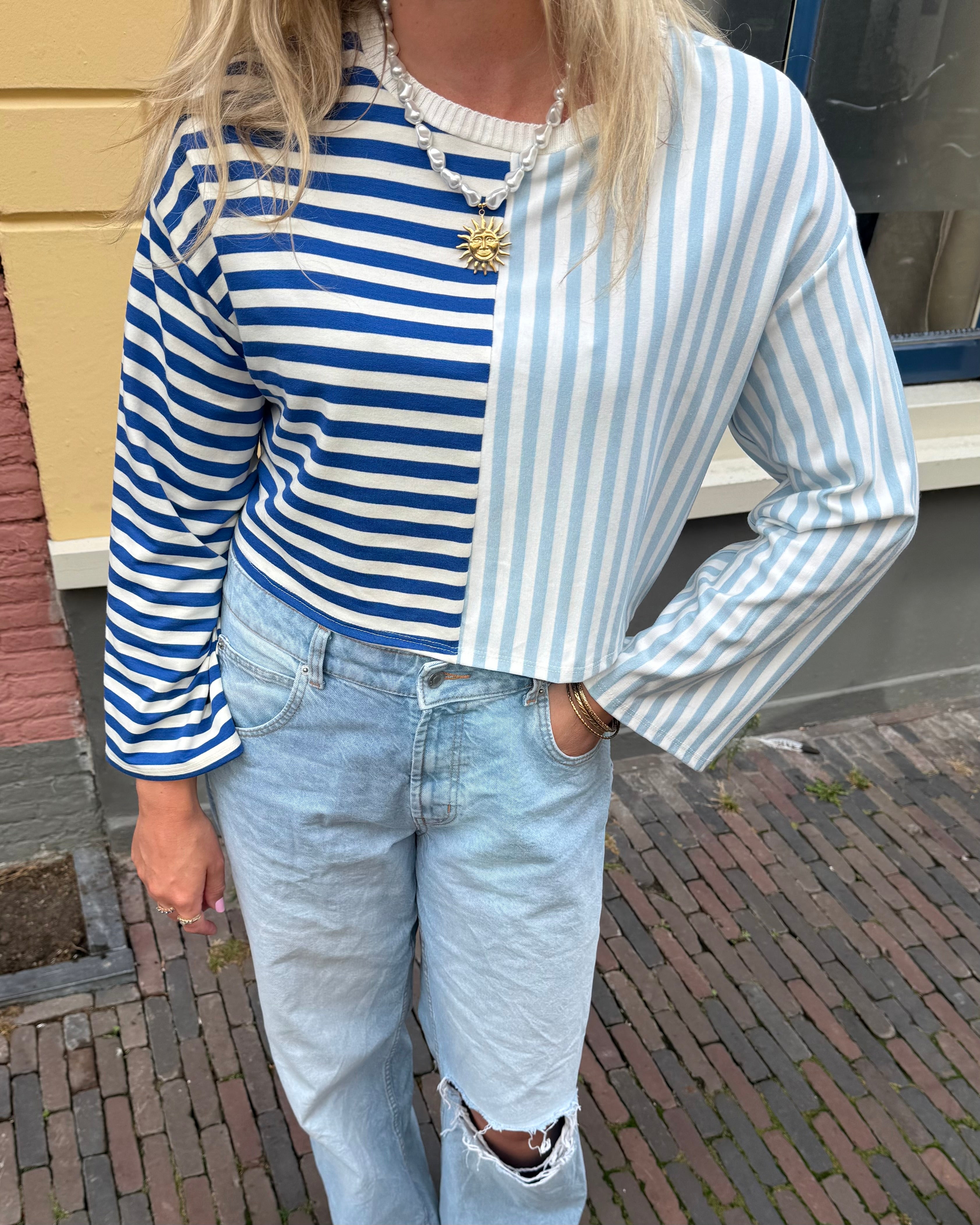 Sam longsleeve blue