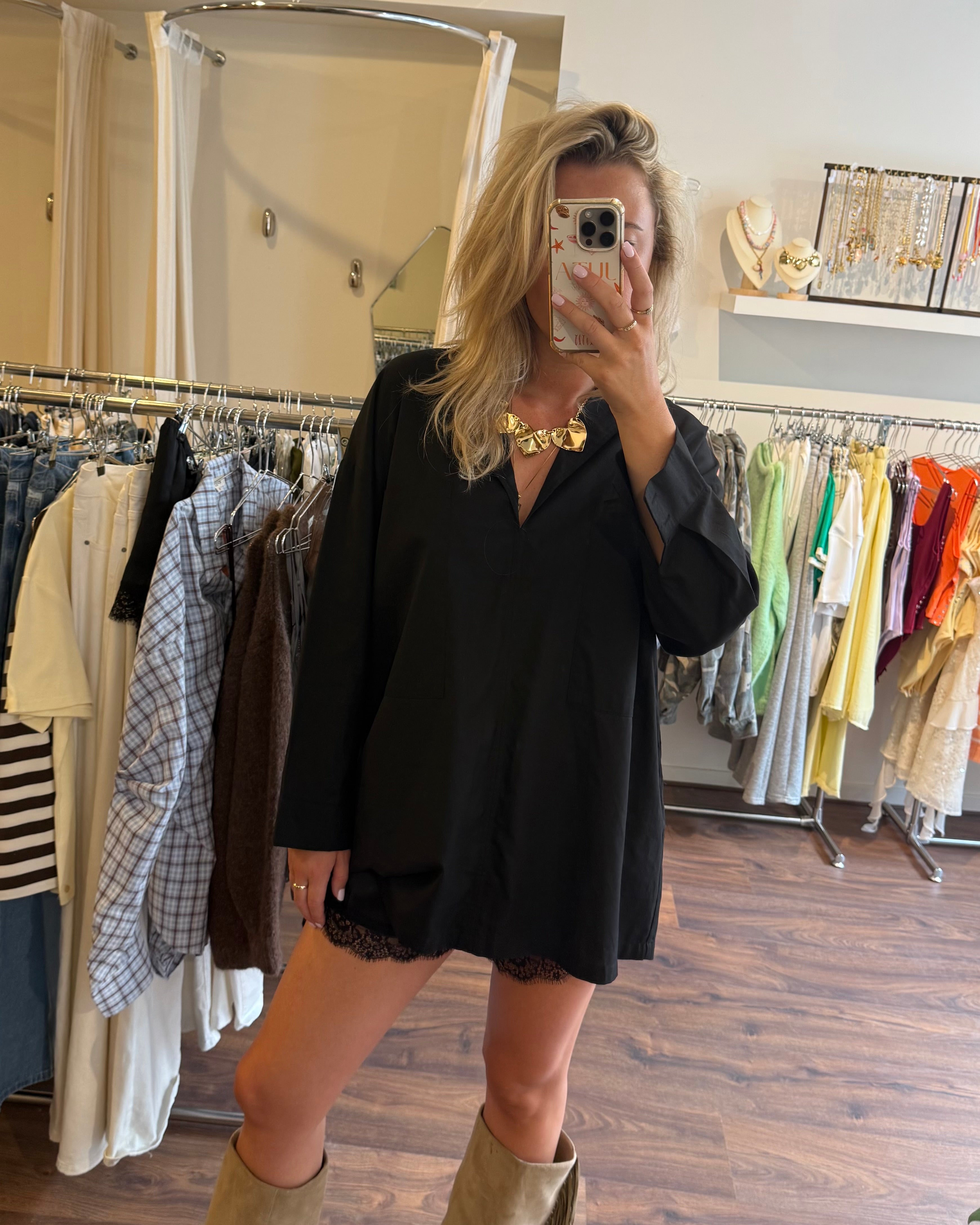 Beau blouse black