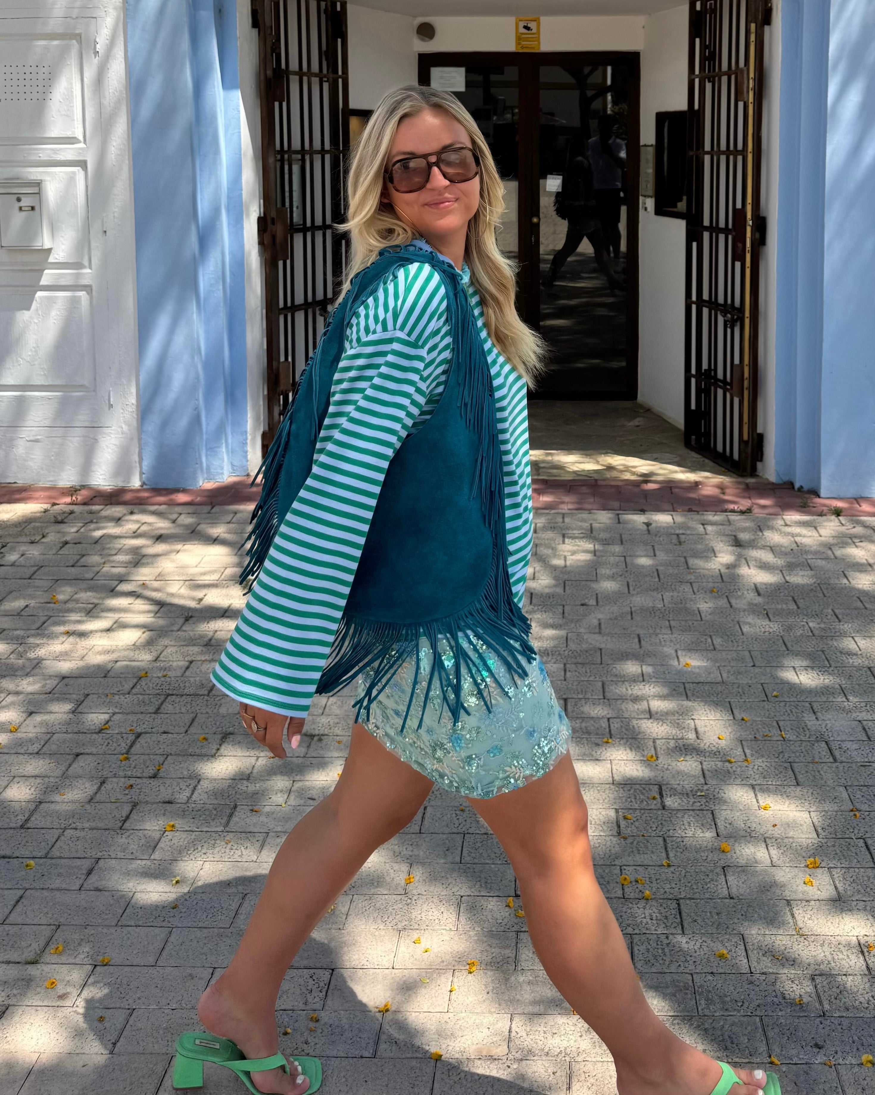 Logan longsleeve green/blue