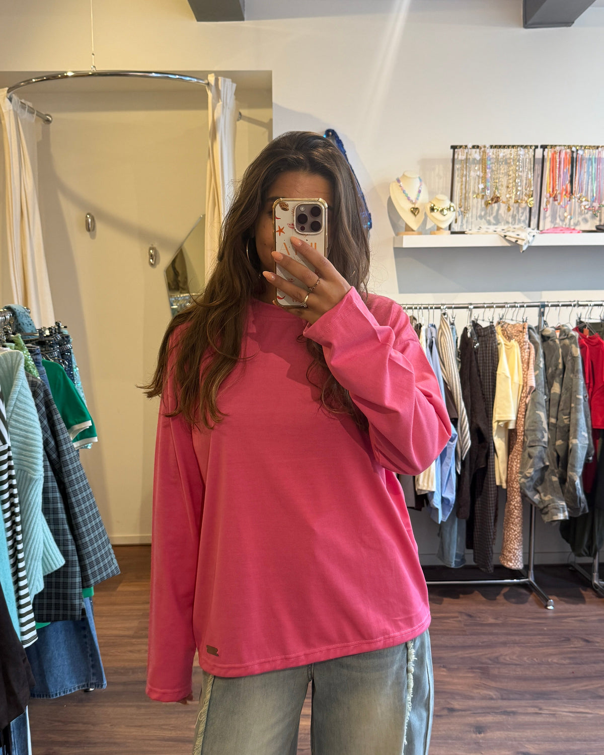 Caro longsleeve pink