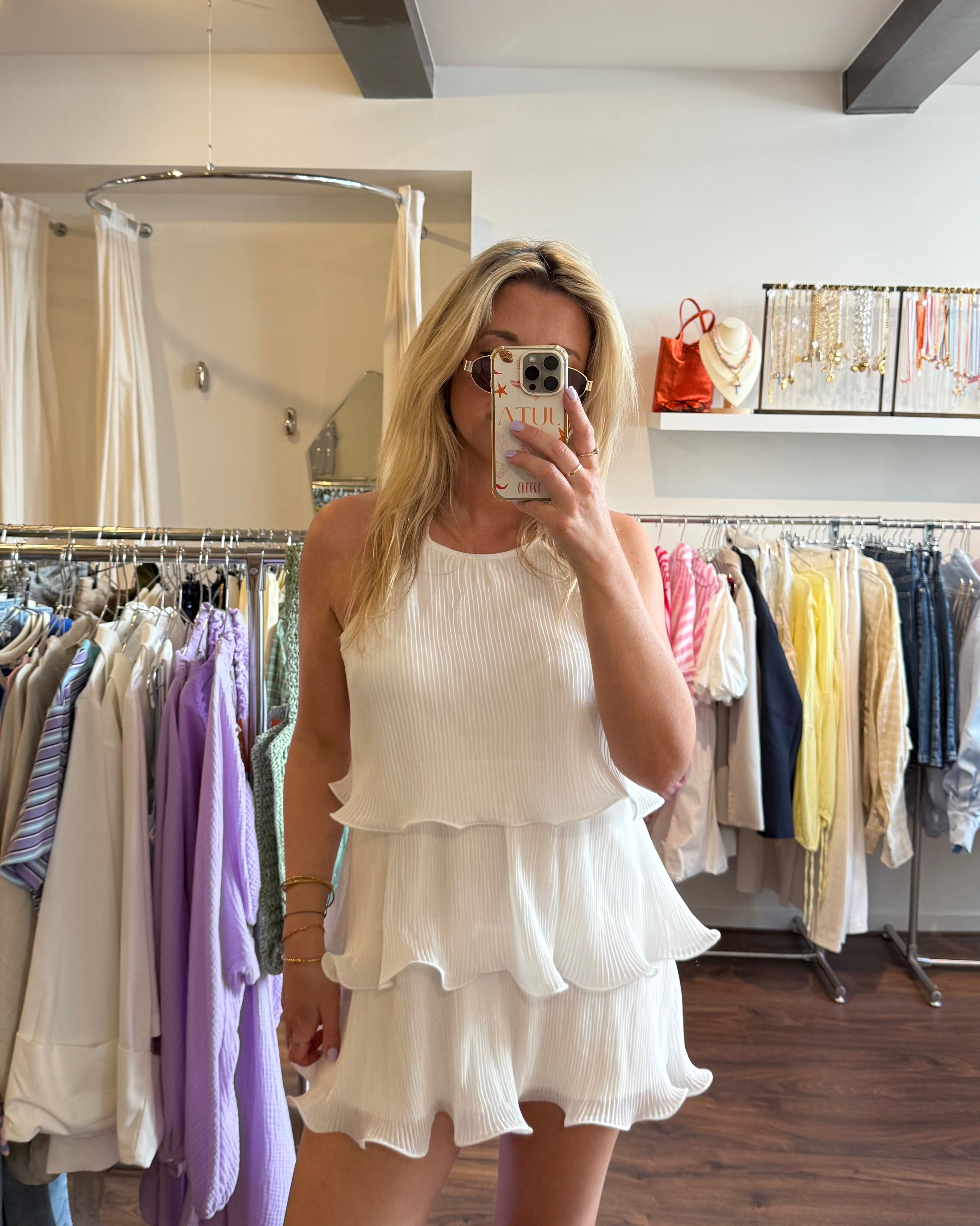 Arabella ruffle dress