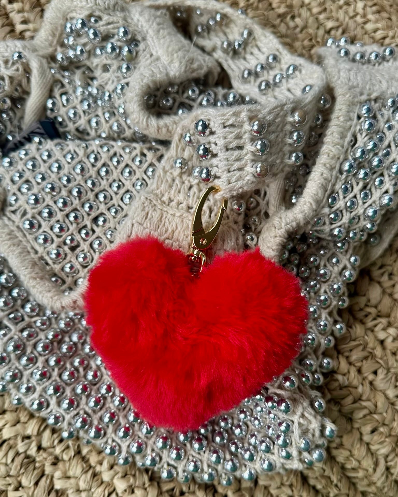 Heart bag chain