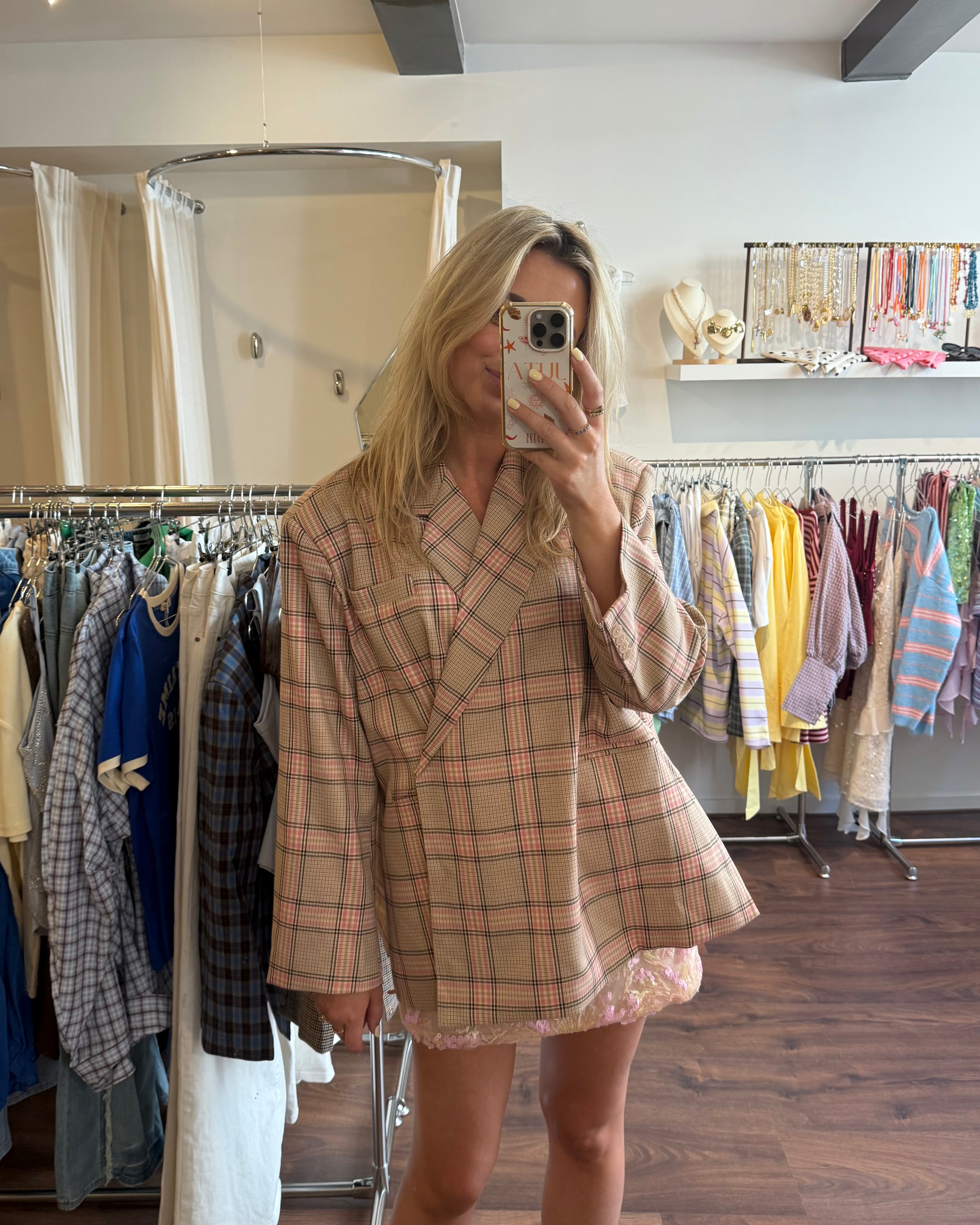Bobby blazer pink/beige
