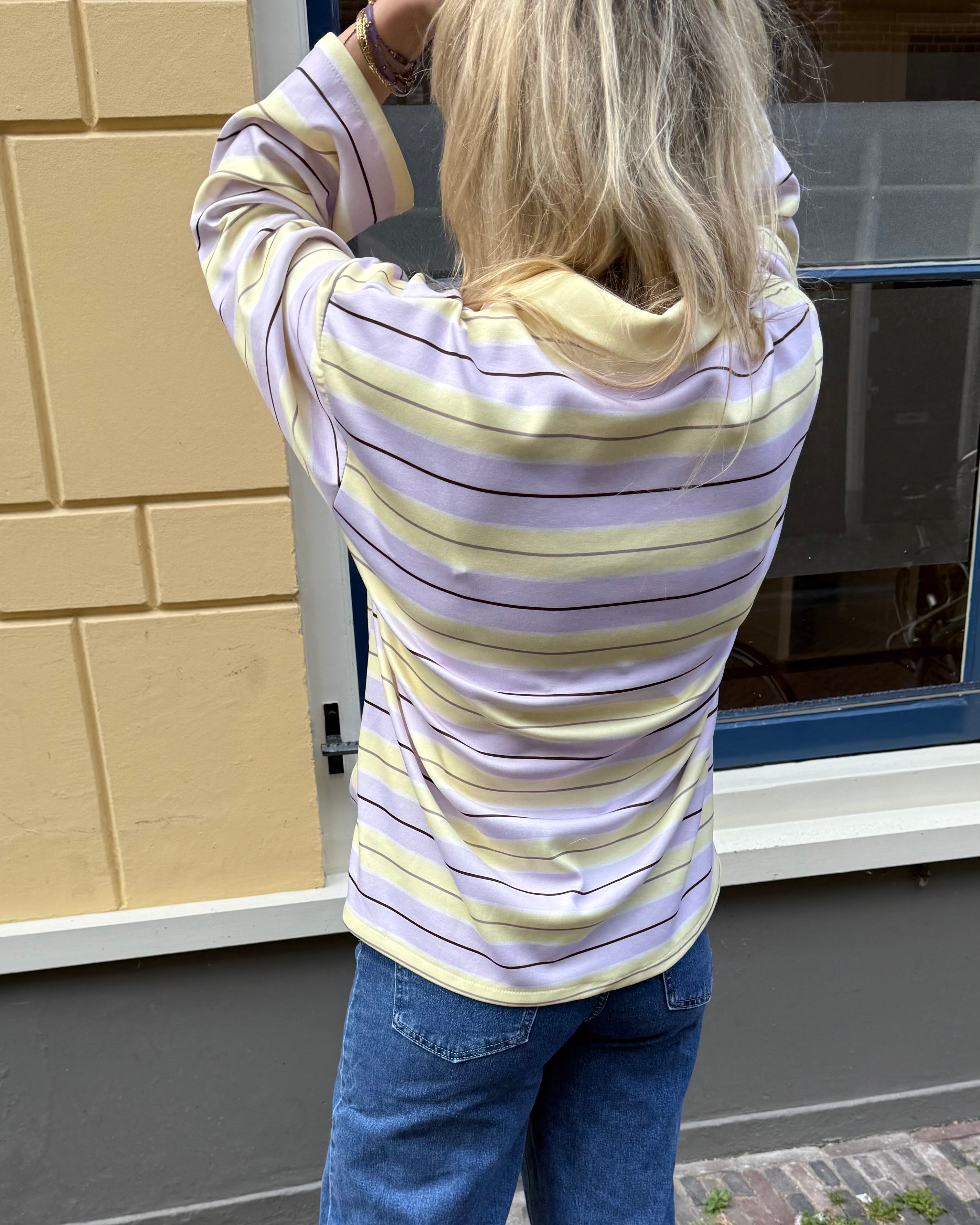 Kicky polo yellow/lila
