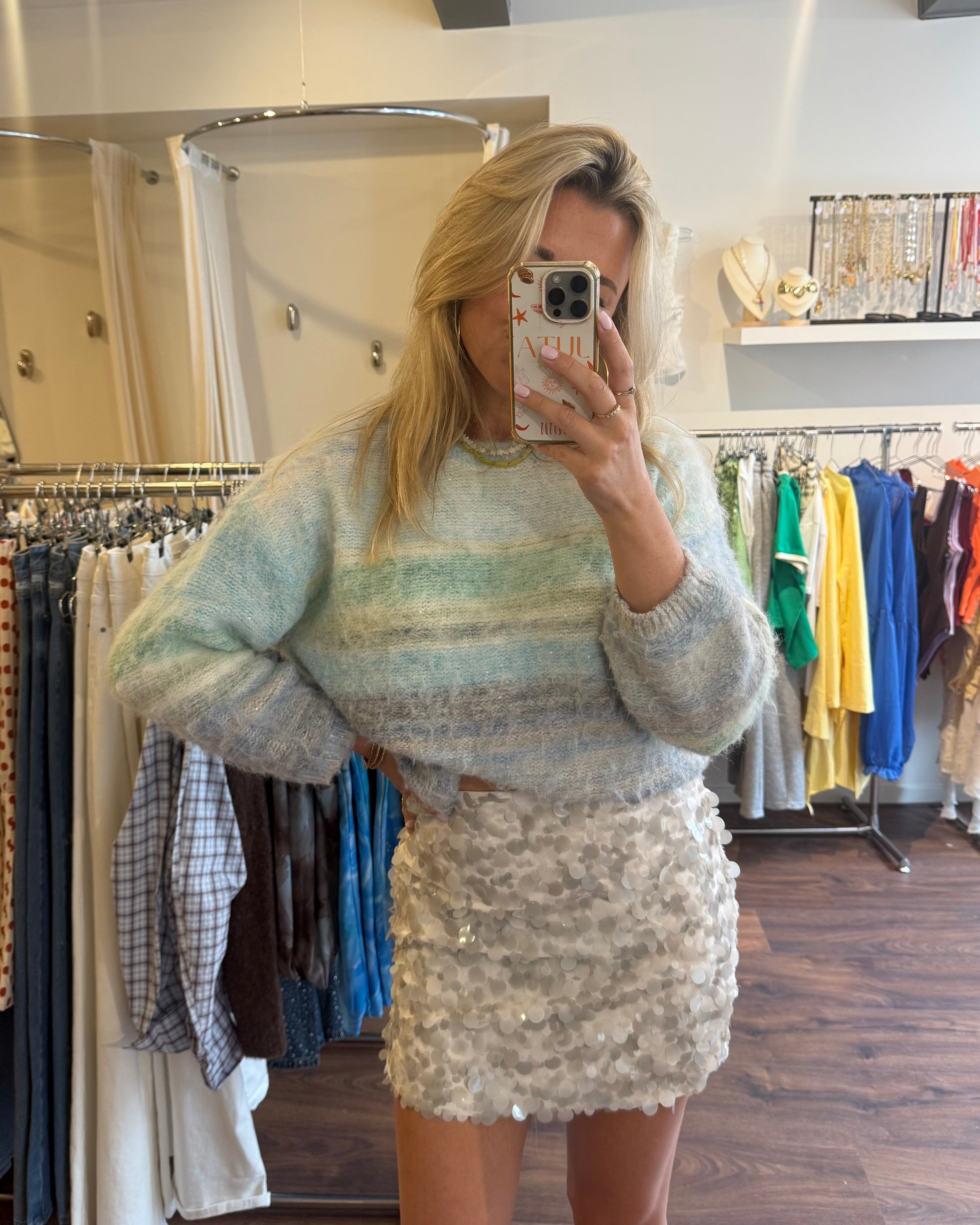 Claire skirt silver