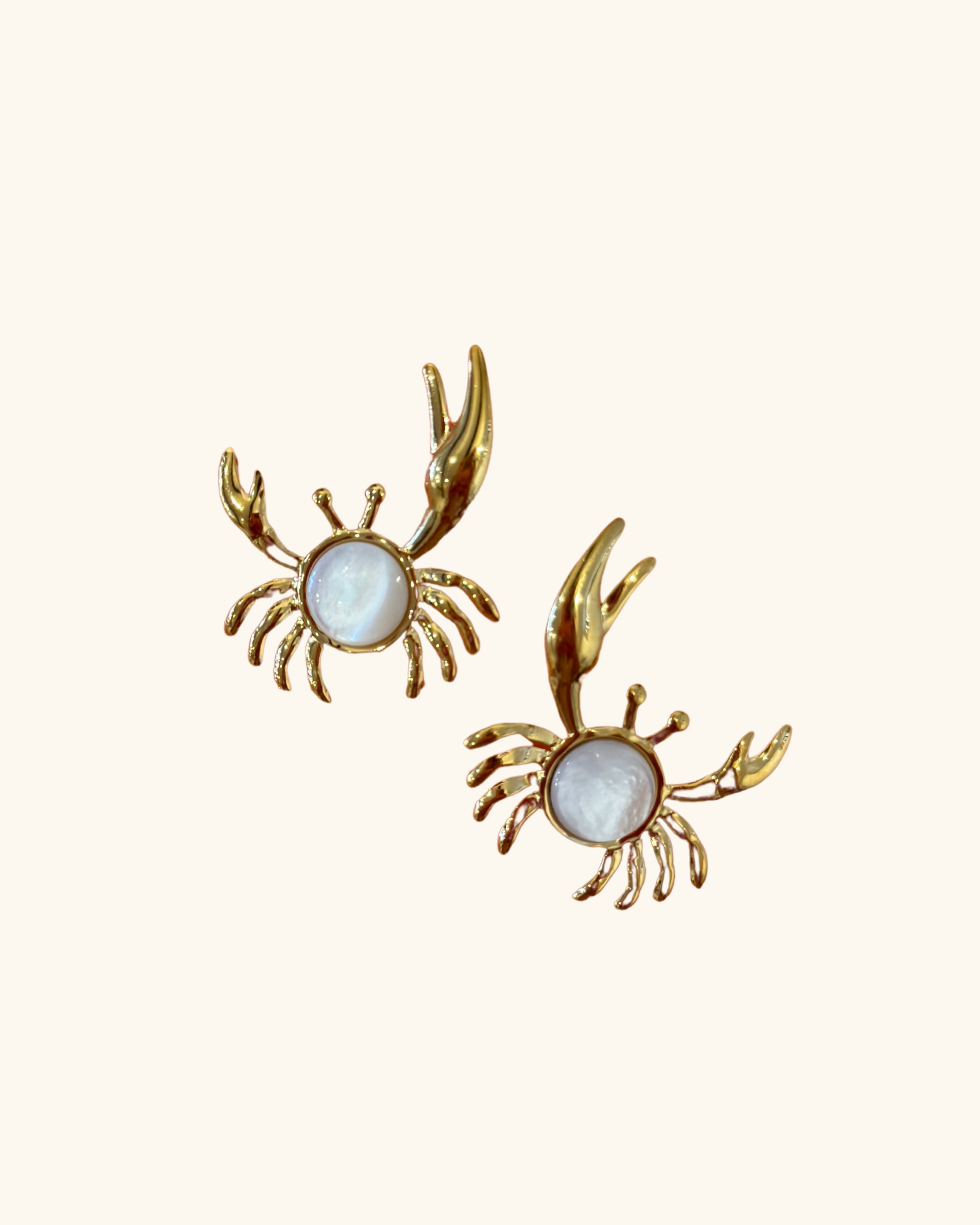 Crab earrings