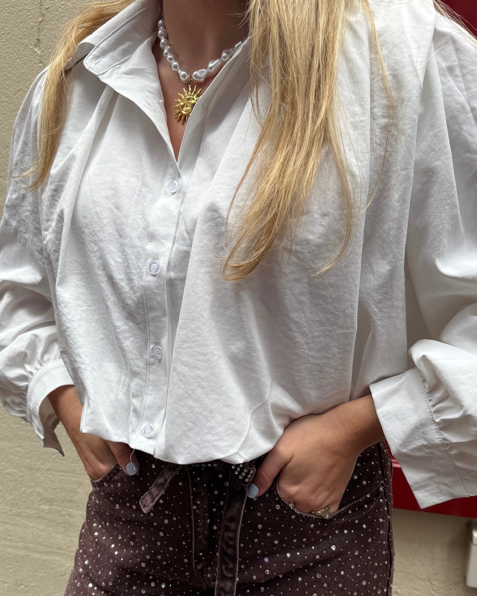 Zoë top white