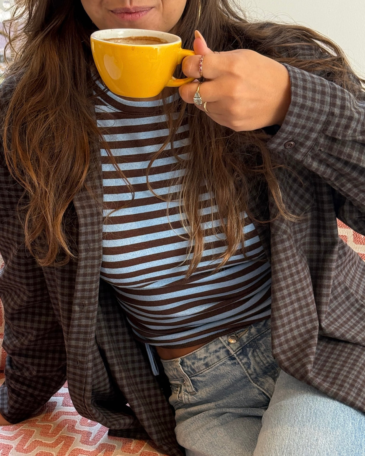 Charlotte checkered grey